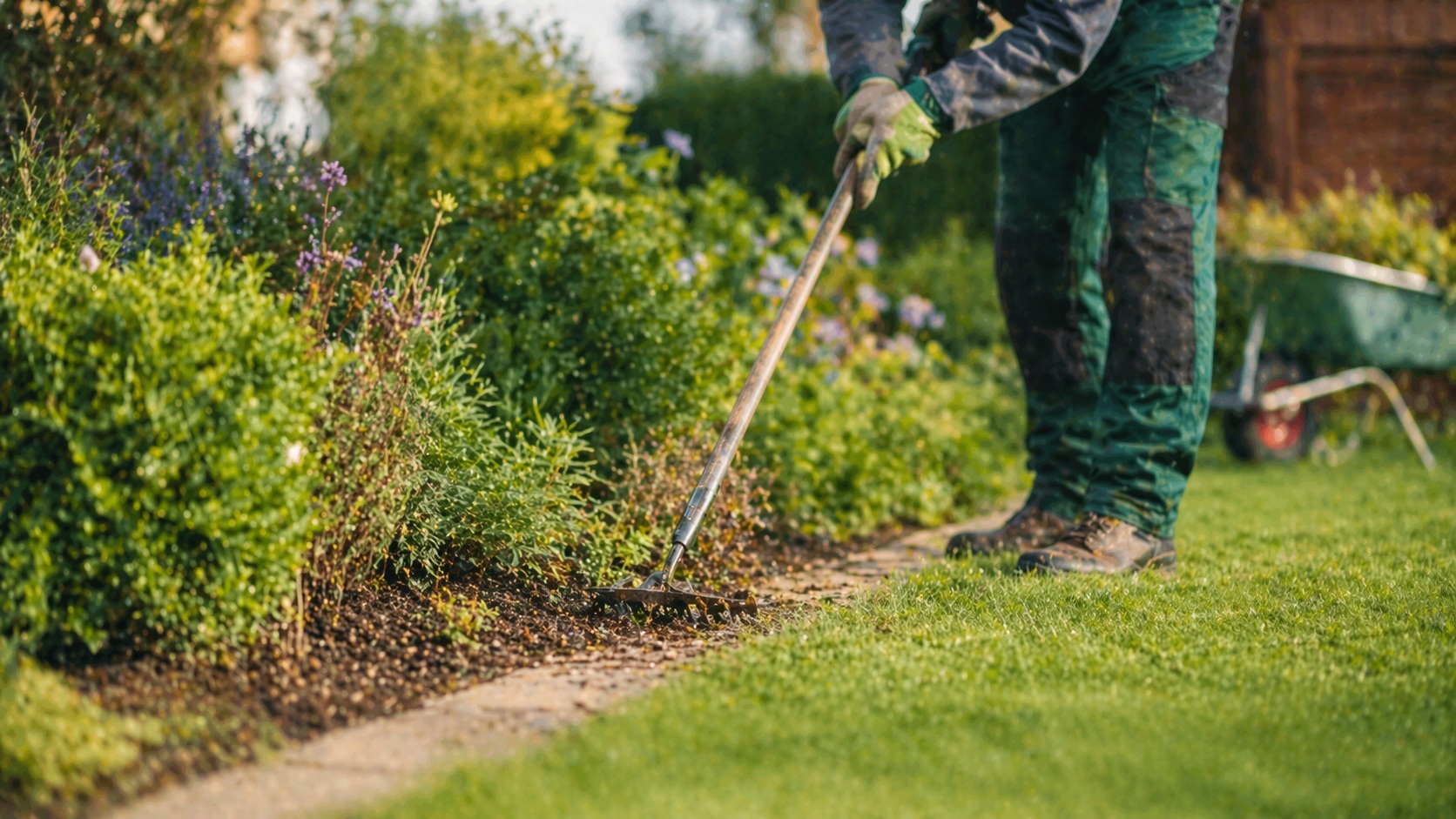 general maintenance gardening lawn cutting edging swansea