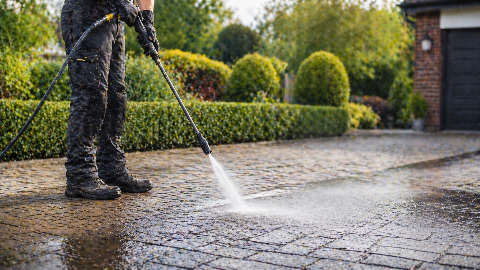 pressure washing driveway cleaning swansea
