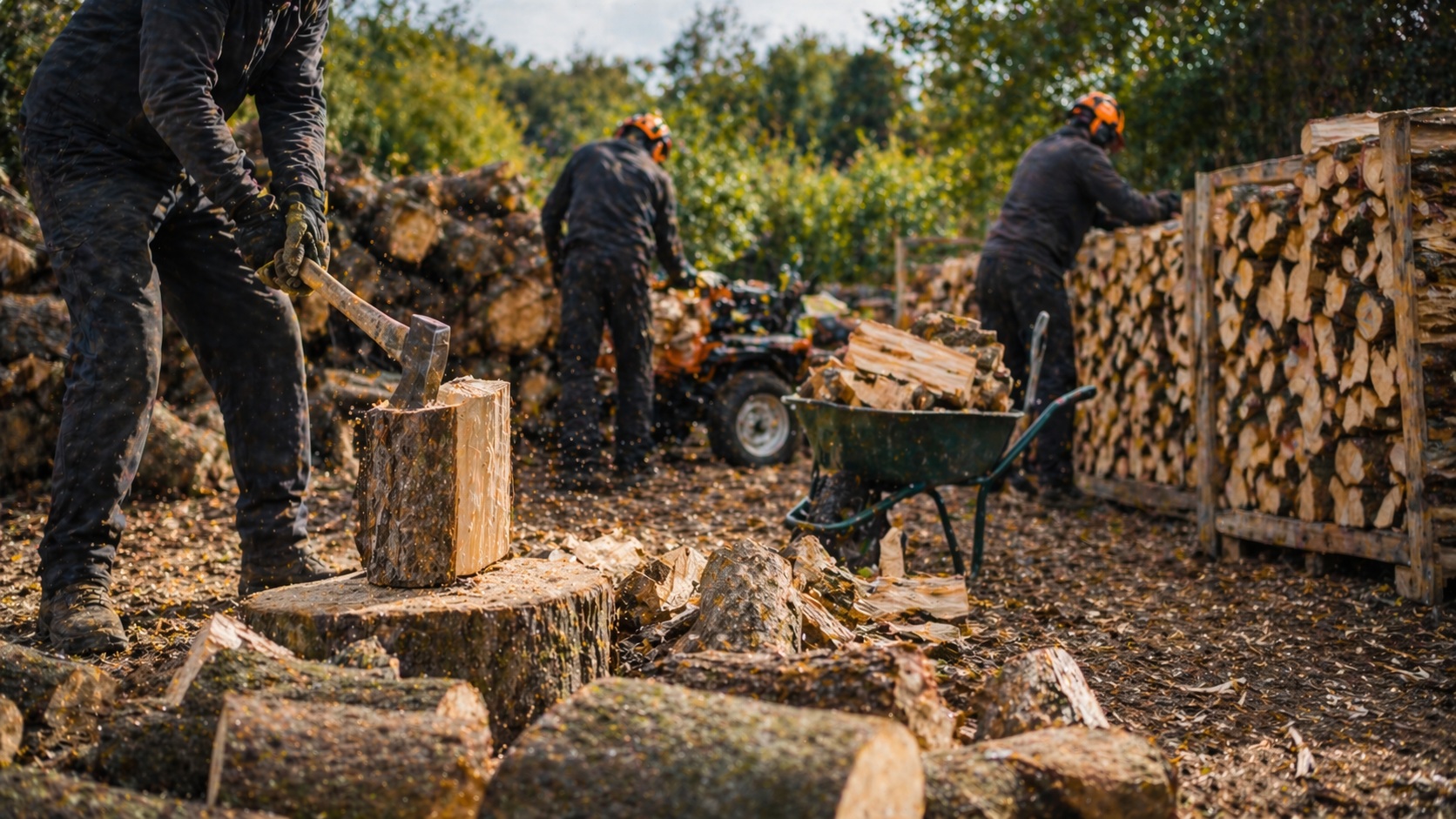 woodcutting firewood for sale swansea